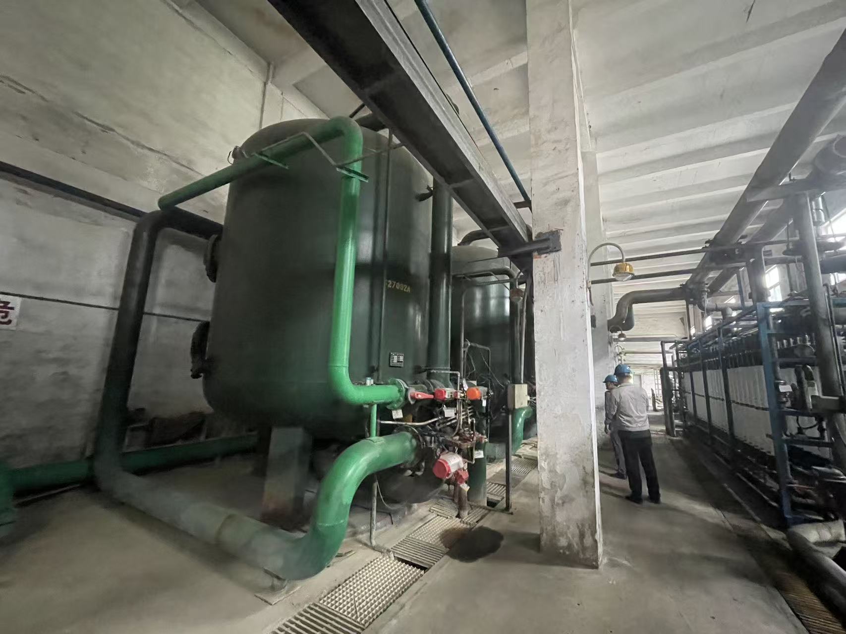 软化水处理中再生液的温度控制