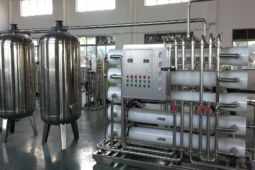 EDI超纯水设备进行浓水室结垢清洗-